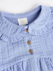 Blue Woven Baby Shirt and Knickers Set (0mths-3yrs) - Image 5 of 8