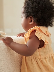 Yellow Woven Baby Shirt and Knickers Set (0mths-3yrs) - Image 5 of 12