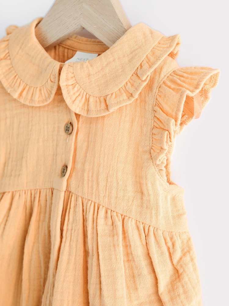 Yellow Woven Baby Shirt and Knickers Set (0mths-3yrs) - Image 8 of 12