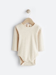 Tan Brown/Cream Leopard Print 100% Cotton Bodysuit & Baby Dungarees Set (0mths-3yrs) - Image 6 of 11