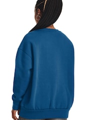 Under Armour Essential Fleece Oversized Crew Sweatshirt - Image 2 of 6