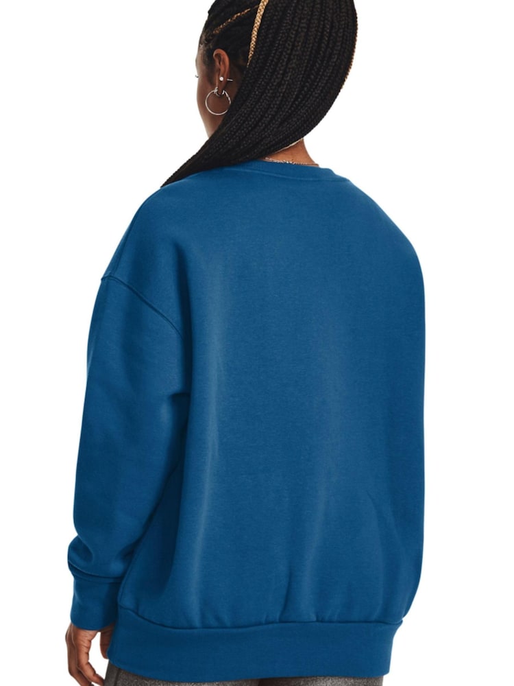 Under Armour Essential Fleece Oversized Crew Sweatshirt - Image 2 of 6