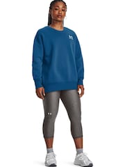 Under Armour Essential Fleece Oversized Crew Sweatshirt - Image 3 of 6