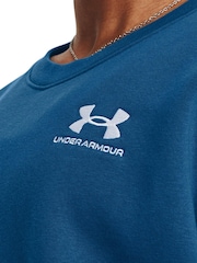 Under Armour Essential Fleece Oversized Crew Sweatshirt - Image 4 of 6