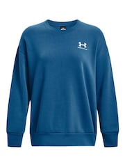 Under Armour Essential Fleece Oversized Crew Sweatshirt - Image 5 of 6
