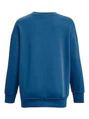 Under Armour Essential Fleece Oversized Crew Sweatshirt - Image 6 of 6