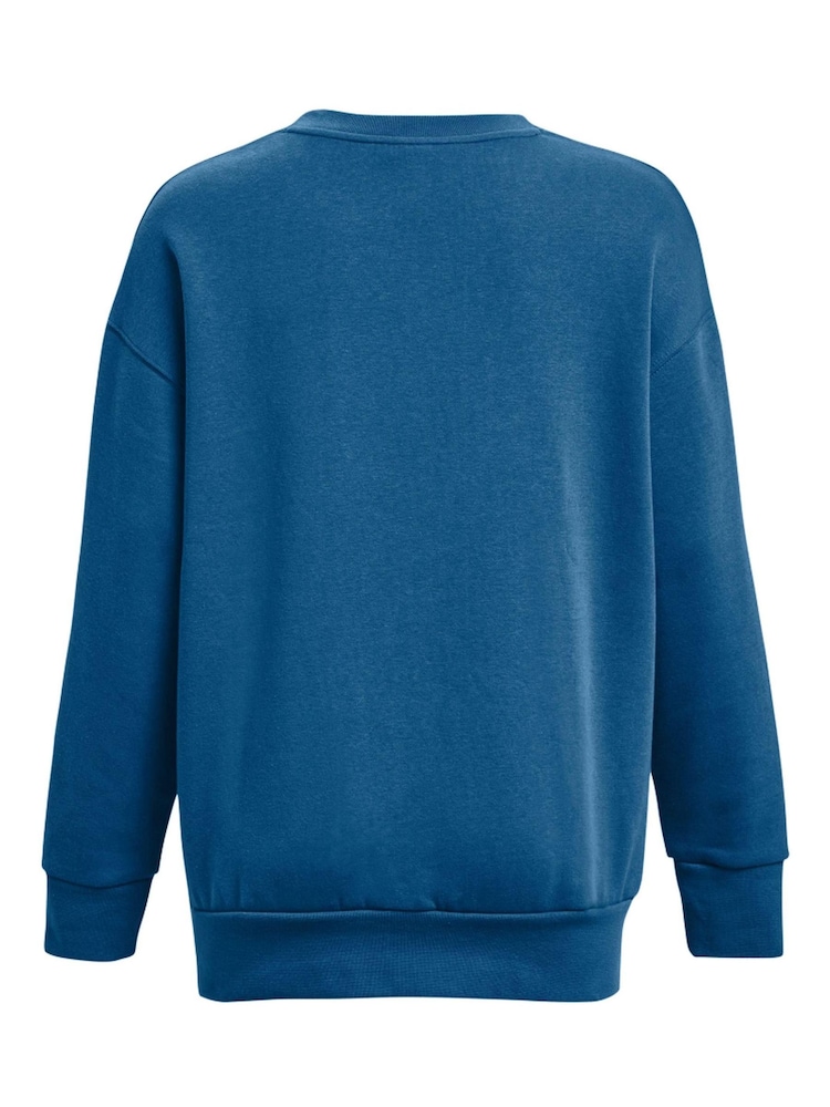 Under Armour Essential Fleece Oversized Crew Sweatshirt - Image 6 of 6