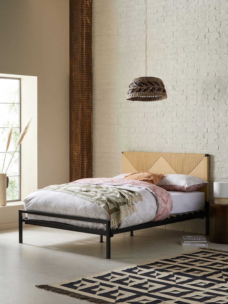 French Connection Black Shilp Bed - Image 1 of 4