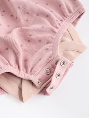 Pink Spot Baby Bloomer Romper & Short Sleeve Bodysuit Set (0mths-2yrs) - Image 11 of 11