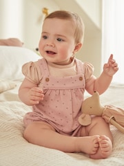 Pink Spot Baby Bloomer Romper & Short Sleeve Bodysuit Set (0mths-2yrs) - Image 2 of 11