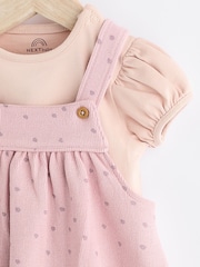 Pink Spot Baby Bloomer Romper & Short Sleeve Bodysuit Set (0mths-2yrs) - Image 7 of 11