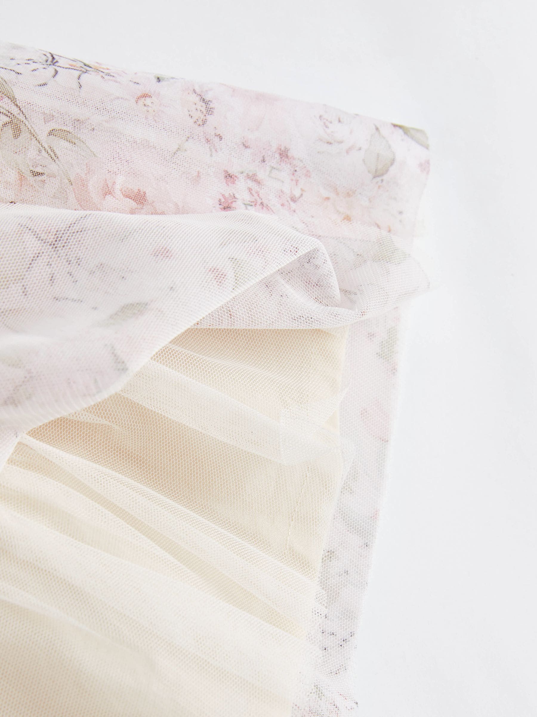 Buy Pink Floral Baby Party Frill Sleeve Dress (0mths-2yrs