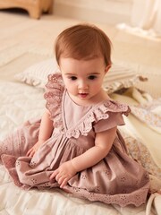 Mink Pink Baby Broderie Dress (0mths-2yrs) - Image 2 of 12