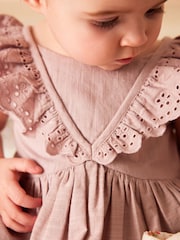 Mink Pink Baby Broderie Dress (0mths-2yrs) - Image 4 of 12