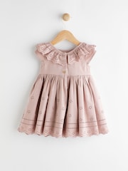 Mink Pink Baby Broderie Dress (0mths-2yrs) - Image 7 of 12