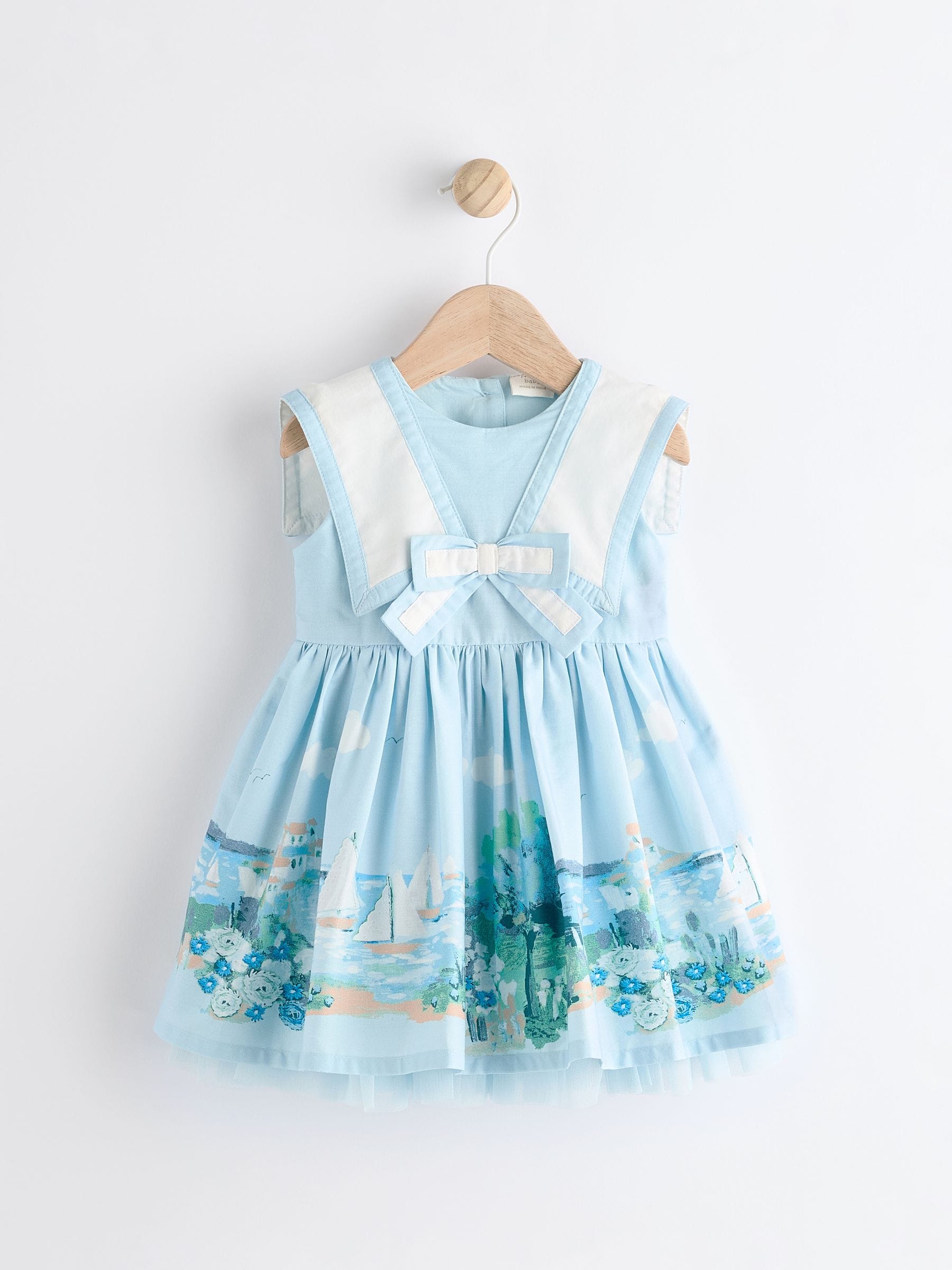 Next baby blue dress cheap