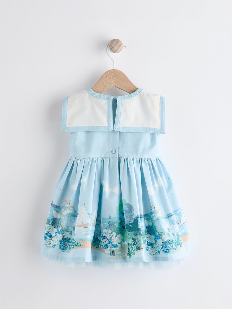 Blue Scene Baby Collared Dress (0mths-2yrs) - Image 2 of 6