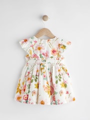Pink/Weiß mit Blumenmuster - Baby-Ballkleid (0M.–2J.) - Bild 1 von 10