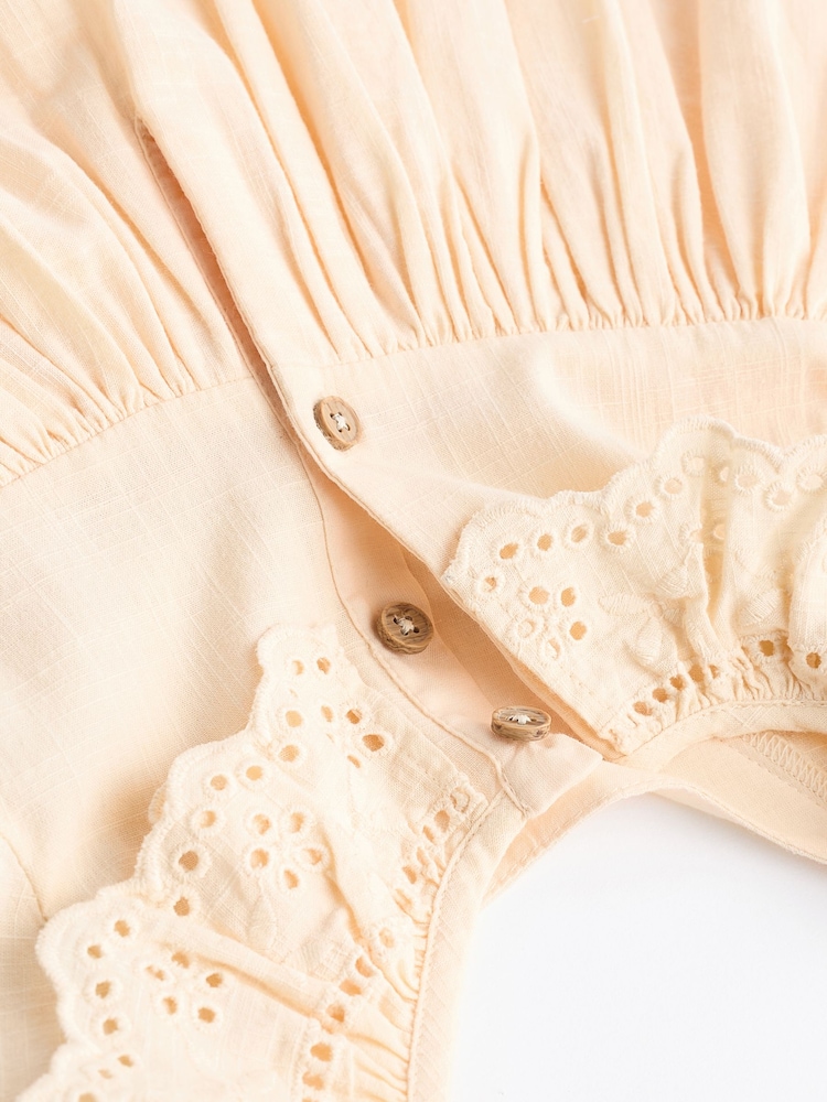 Yellow Baby Broderie Dress (0mths-2yrs) - Image 11 of 11
