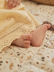 Yellow Baby Broderie Dress (0mths-2yrs) - Image 5 of 11