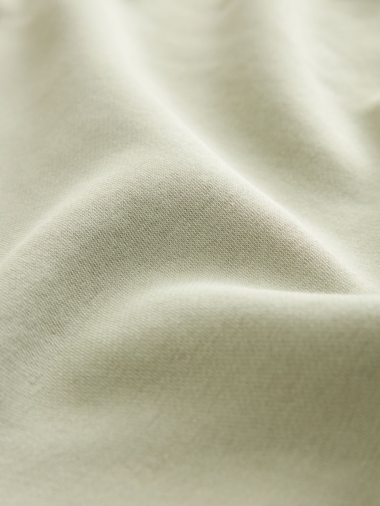 Light Green Regular Fit Jersey Cotton Rich Crew Sweatshirt - Image 7 of 7