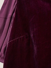 White Stuff Purple Cleo Velvet Top - Image 5 of 7
