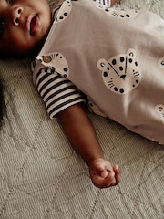 Monochrome Flower Baby Top and Shorts 2 Piece Set - Image 15 of 15