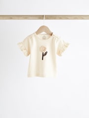 Monochrome Flower Baby Top and Shorts 2 Piece Set - Image 3 of 15