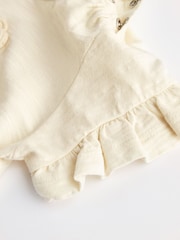 Monochrome Flower Baby Top and Shorts 2 Piece Set - Image 7 of 15