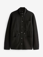 Noir - Veste utilitaire élégante à poche cargo - Image 5 of 6