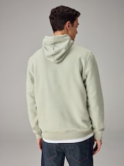 Green Light Regular Fit Jersey Cotton Rich Overhead Hoodie - Image 3 of 7