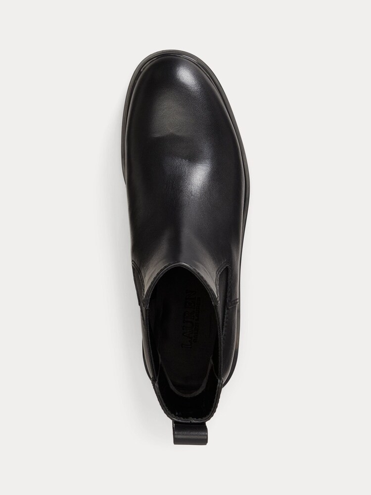 Lauren Ralph Lauren Black Allyson Leather Chelsea Boots - Image 4 of 4