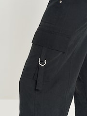 Black Lightweight Cargo Trousers - Image 4 of 4