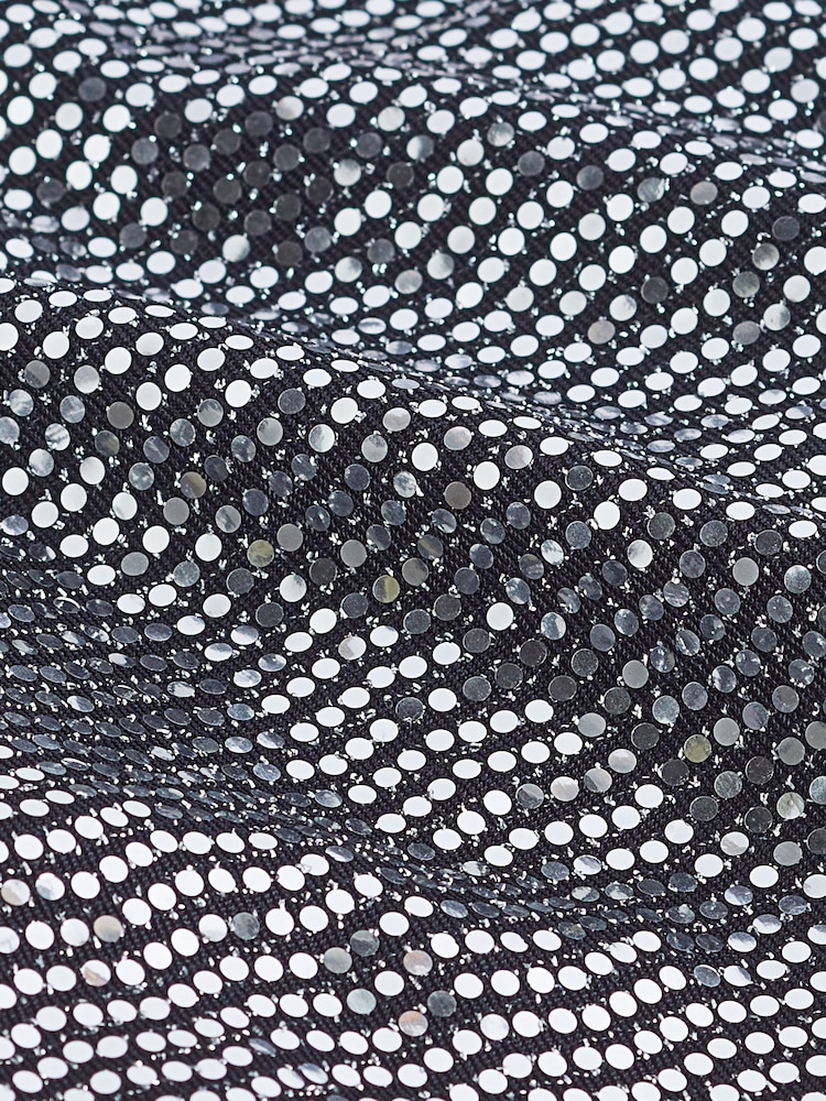 Silver Sequin Vest Top - Image 6 of 6
