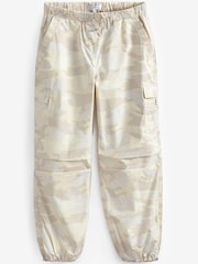 Yellow Camouflage Parachute Cotton Cargo Trousers - Image 4 of 5
