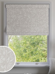 Natural Country Floral Made to Measure Roman 100% Cotton Blind - Image 1 of 6