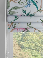 Duck Egg Blue Emporium Made to Measure Roman 100% Cotton Blind - Image 2 of 6