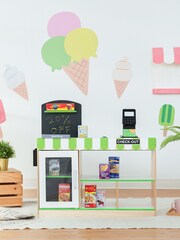Teamson Home Green Austin Wooden Cashier Pretend Shop Set - Image 1 of 6