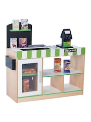 Teamson Home Green Austin Wooden Cashier Pretend Shop Set - Image 2 of 6