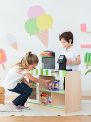 Teamson Home Green Austin Wooden Cashier Pretend Shop Set - Image 3 of 6