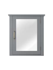 Teamson Home Grey Mercer Wooden Bathroom Storage Wall Cabinet Unit - Image 5 of 6