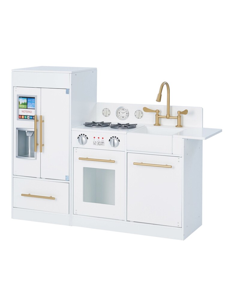 Teamson Home White Charlotte Interactive Wooden Play Kitchen Set - Image 4 of 4