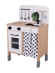 Teamson Home Black Philly Interactive Modern Wooden Play Kitchen Set - Image 5 of 6