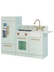Teamson Home Green Charlotte Interactive Wooden Play Kitchen Set - Image 4 of 4