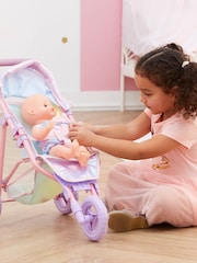 Teamson Home Purple Kids Magical Dolls Foldable Pushchair with Storage - Image 2 of 6