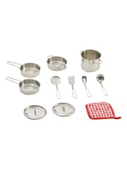 Teamson Home Silver Play Pretend Kitchen Cooking Accessory Set - Image 5 of 6