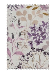 Mauve Purple Botanical Made to Measure Roman 100% Cotton Blind - Image 6 of 6