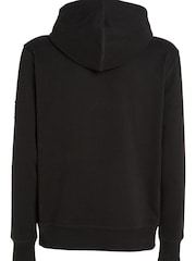 Calvin Klein Jeans Monogram Badge Logo Black Hoodie - Image 5 of 6