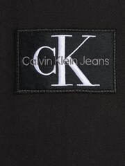 Calvin Klein Jeans Monogram Badge Logo Black Hoodie - Image 6 of 6