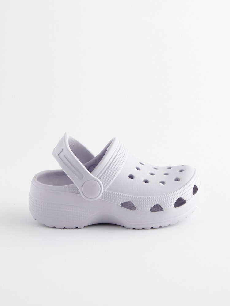 Purple Lilac Clogs - Image 2 of 6